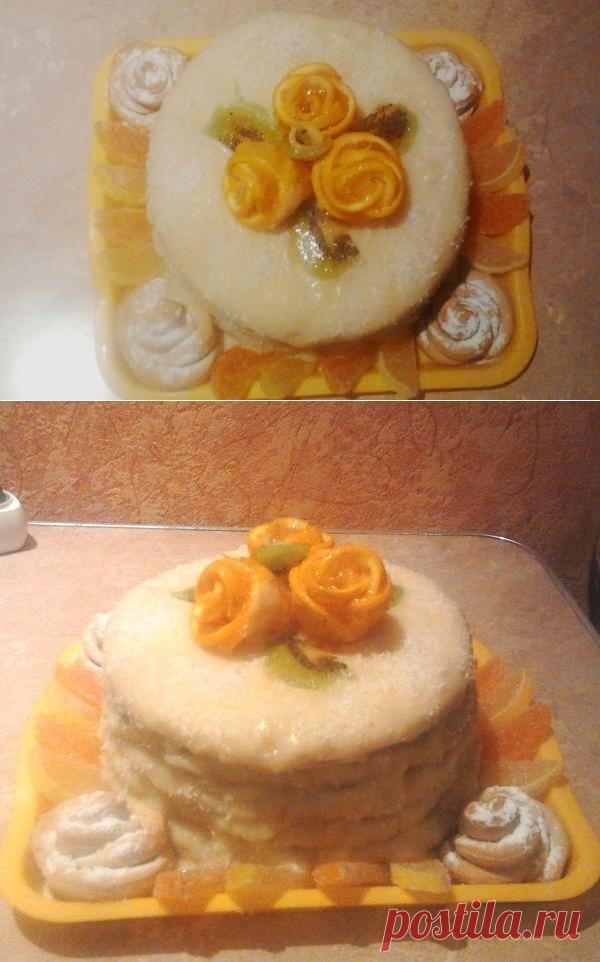 Рецепт торта «Фруктовый бриз» | CityWomanCafe.com