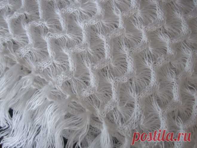 Палантин "Морозная изморозь"