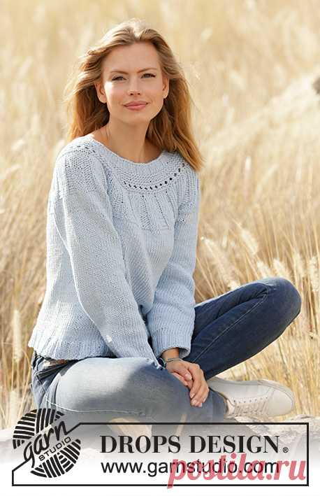 Джемпер Cornflower от DROPS Design - блог экспертов интернет-магазина пряжи 5motkov.ru