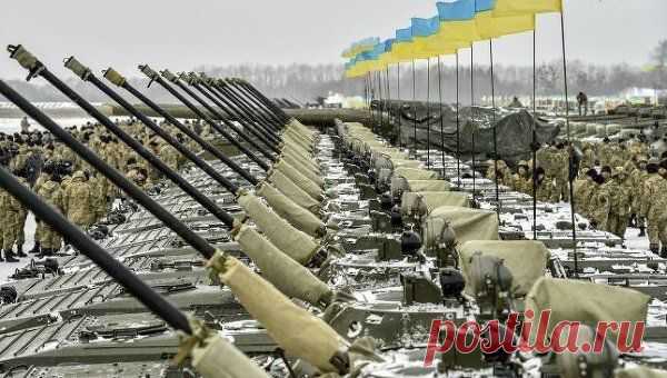 Киев решил приостановить отвод тяжелого вооружения из Донбасса