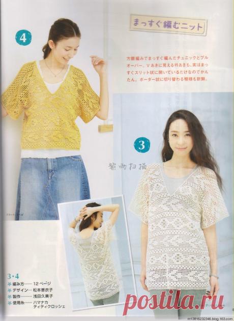 Код иглы вниз, чтобы сделать летом вязать в: Naver blog