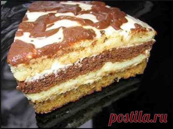 Самые вкусные рецепты: Вкусный сметанный тортик