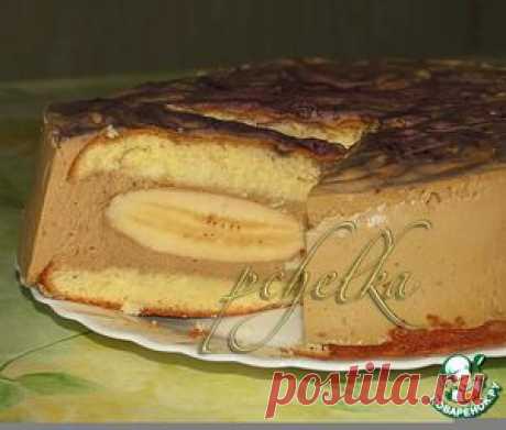 Сливочно-кофейный торт с бананами - кулинарный рецепт