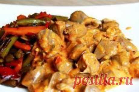Куриные желудки в мультиварке