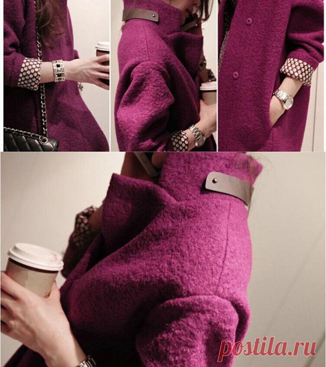 Горячая распродажа высокое качество мода осень и зима широкий большой ярдов шерстяная ткань пальто женщина долго шерстяное пальто, принадлежащий категории Шерсть и сочетания и относящийся к Одежда и аксессуары для женщин на сайте AliExpress.com | Alibaba Group