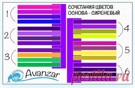 #сочетаниецветов #avanzar #ольгавлар