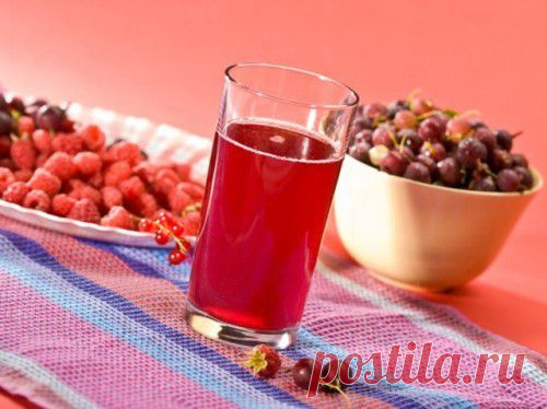 Компоты из свежих ягод и фруктов / Простые рецепты