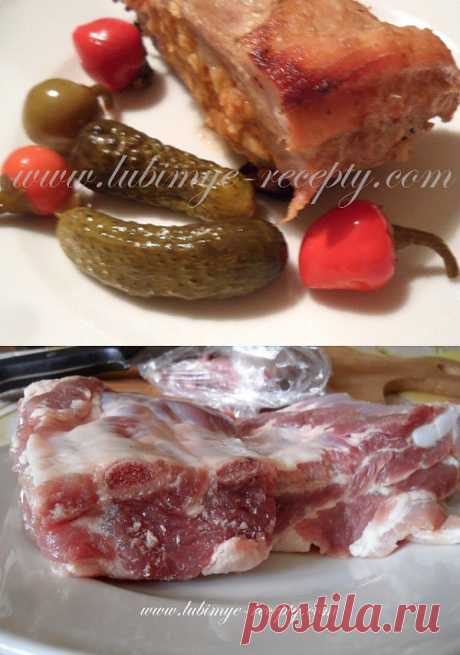 Запечёные свиные рёбрышки с карманом по-венгерски | Четыре вкуса