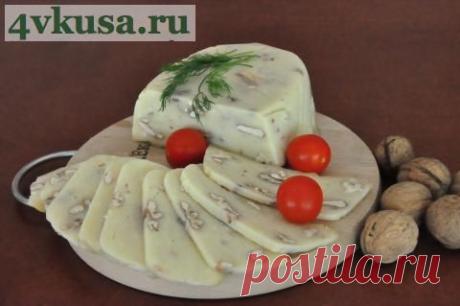 Домашний сыр с орехами | 4vkusa.ru
