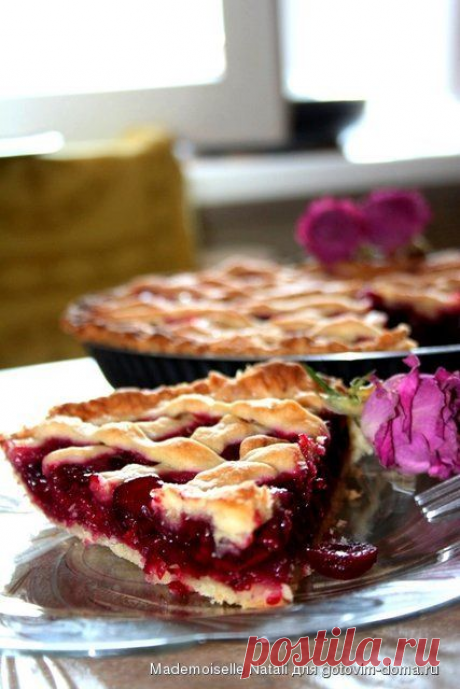 Вишневый пирог American cherry pie • Американская кухня