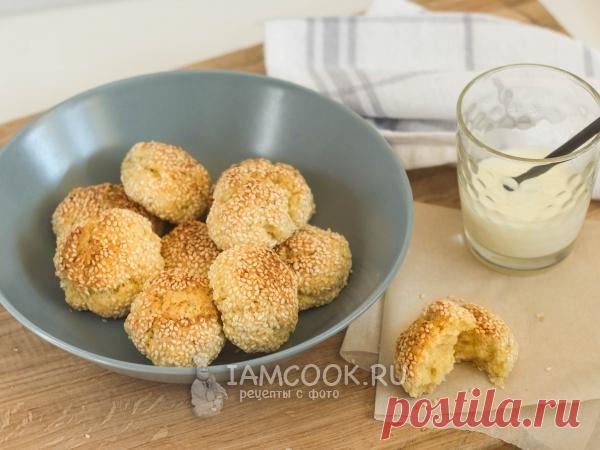 Постное кунжутное печенье — рецепт с фото Отличное печенье! Удивительное блюдо из минимума доступных продуктов для тех, кто предпочитает выпечку без яиц.