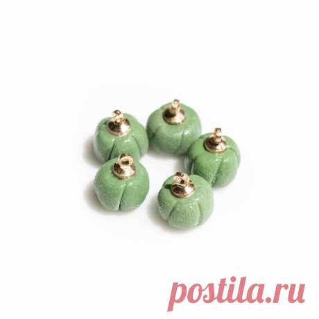 150--Керамические бусины ручной работы в виде тыквы, 10 шт | AliExpress