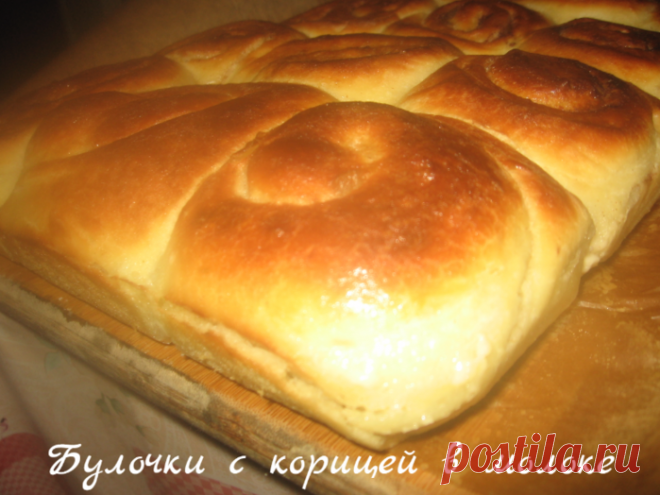 Булочки с корицей в молоке