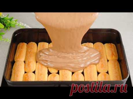 Быстрый торт за 10 минут! Мы едим уже неделю и до сих пор хотим! Вкусный торт