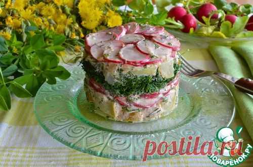 Картофельный салат с заправкой “Ранчо” - кулинарный рецепт