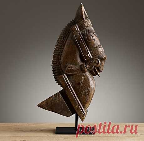 Купить Декор Antique 19th c. Indian Architectural Horse Artifacts от RELOFT