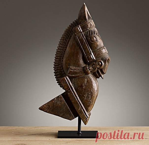 Купить Декор Antique 19th c. Indian Architectural Horse Artifacts от RELOFT