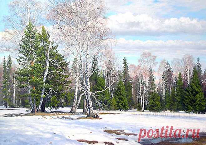 Уральская природа! В ней все совершенно, красиво, гармонично. Художник Щеглов Дмитрий