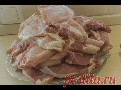 Как замариновать шашлык чтобы мясо было сочным /// Подробно, как я это делаю шашлык из свинины