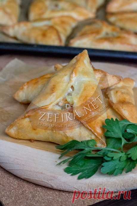 Песочные пирожки с картошкой и фаршем в духовке — Кулинарные рецепты любящей жены