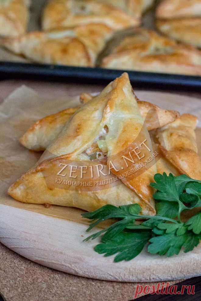 Песочные пирожки с картошкой и фаршем в духовке — Кулинарные рецепты любящей жены