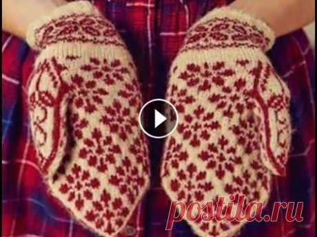 Рисунки для варежек, спицами, красные с белым, схемы узоров Рисунки для варежек, спицами, красные с белым, схемы узоров...