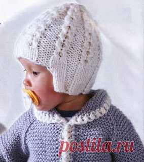 Вязание шапок для детей: Шапочка для малыша