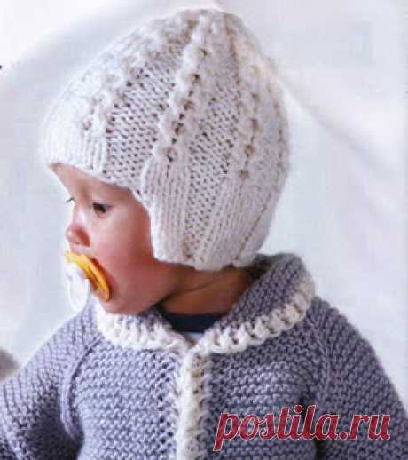 Вязание шапок для детей: Шапочка для малыша