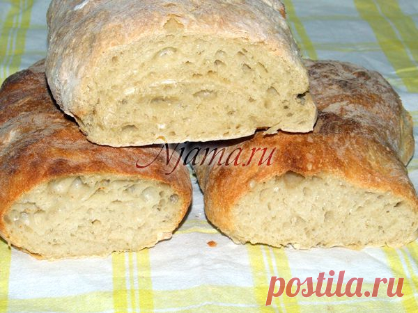 Чиабатта/Сiabatta (Мастер-класс) | Готовим вместе с Нямой