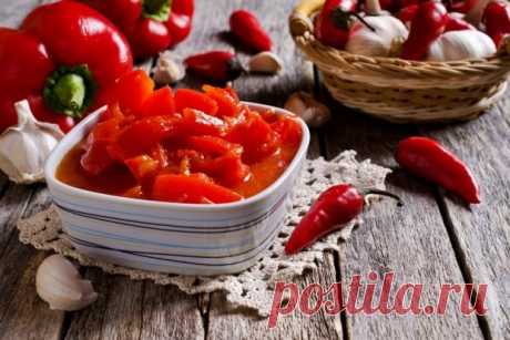 Острое лечо на зиму — Домашняя кулинария