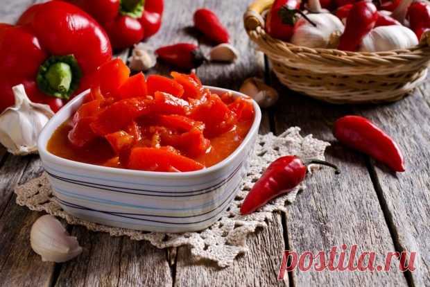 Острое лечо на зиму — Домашняя кулинария