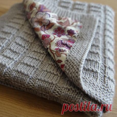 Плед с подкладом. + Шапочка. Ravelry.