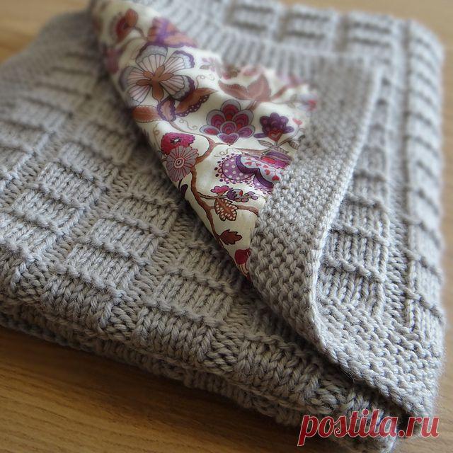 Плед с подкладом. + Шапочка. Ravelry.