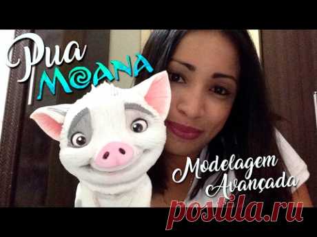 DIY - PUÁ MOANA (Modelagem avançada) em BISCUIT- Sah Passa o Passo