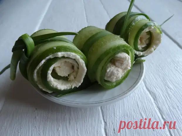 На праздничный стол вместо овощной нарезки готовлю «Огуречные роллы». Блюдо выходит отличное и закуска, и свежие овощи - Ваши любимые рецепты - медиаплатформа МирТесен