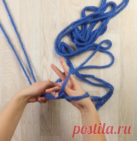 Вязание на пальцах: теплый и красивый шарф своими руками