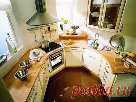 Как обустроить маленькую кухню? 10 полезных советов.