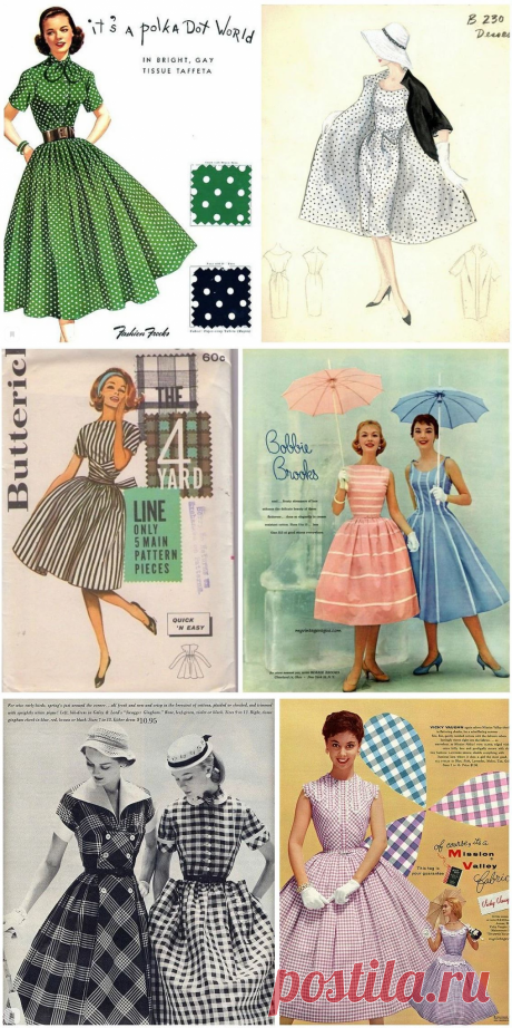 История моды: принты, которые были популярны в 50-х — Модный приговор