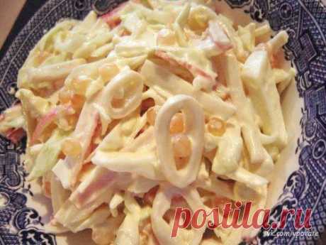 Салат из кальмаров