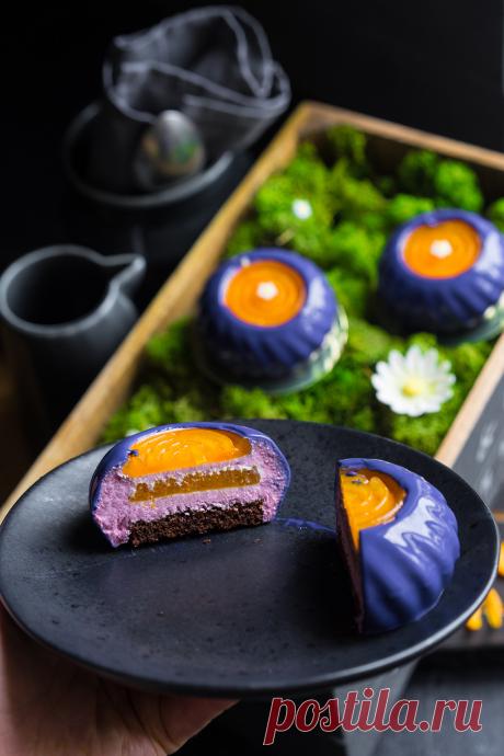 Современные десерты, муссовое пирожное «Гипноз» со смородиной и абрикосами | Andy Chef (Энди Шеф) — блог о еде и путешествиях, пошаговые рецепты, интернет-магазин для кондитеров |