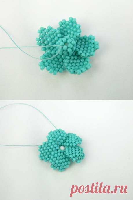 Цветок из колье "Ах, лето!" / Мастер-классы / Бусинка