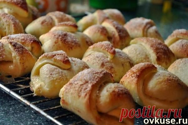 Яблочные рогалики - Простые рецепты Овкусе.ру