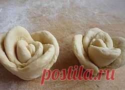 РОЗОЧКА ИЗ ТЕСТА.