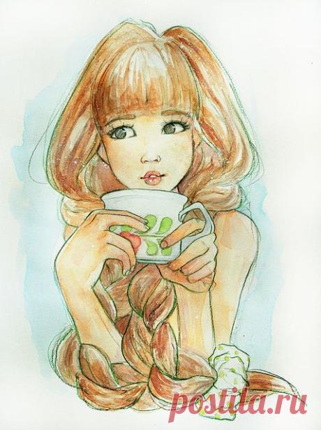 И мысли все о нем...  О кофе конечно!