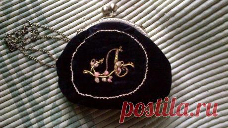 Построение выкройки сумочки с фермуаром (шитье)