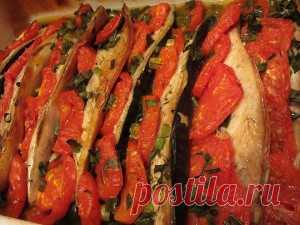 Скумбрия с помидорами | ДОБРЫЙ СОВЕТ