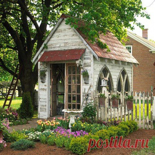 Потрясающие сарайчики для сада / Я - суперпупер