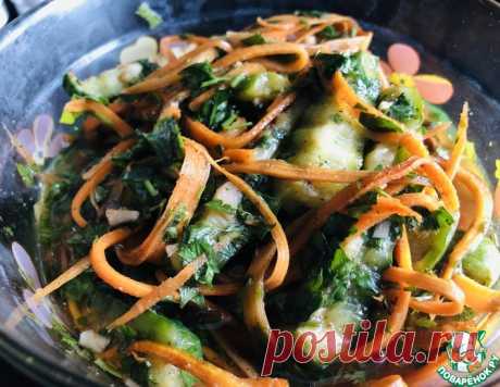 Острая закуска из огурцов – кулинарный рецепт