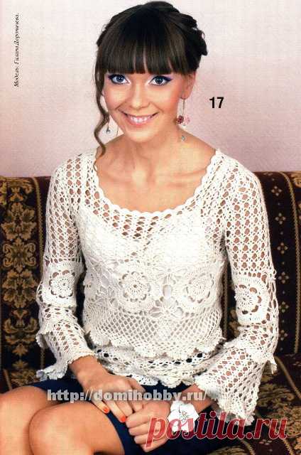 Ажурная кофточка