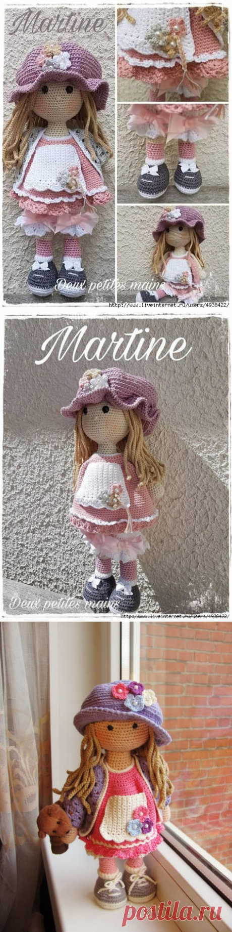 Очаровательная кукла Мартина. Описание работы
